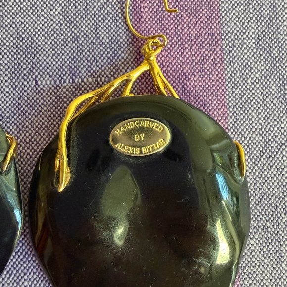 Alexis Bittar Gold Ivy Branch Earrings - Picture 6 of 6